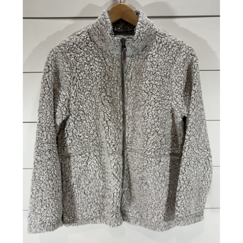 Dylan Frosty Tipped Pile Quarter Zip Stadium Pullover Size XS Sherpa Jacket NWT